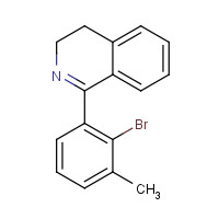 1319196-67-2 1-(2-bromo-3-methylphenyl)-3,4-dihydroisoquinoline chemical structure