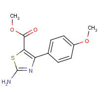 218631-55-1 methyl 2-amino-4-(4-methoxyphenyl)-1,3-thiazole-5-carboxylate chemical structure