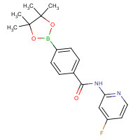 1419221-30-9 N-(4-fluoropyridin-2-yl)-4-(4,4,5,5-tetramethyl-1,3,2-dioxaborolan-2-yl)benzamide chemical structure