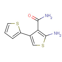 353772-94-8 2-amino-4-thiophen-2-ylthiophene-3-carboxamide chemical structure
