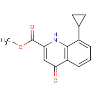 921760-51-2 methyl 8-cyclopropyl-4-oxo-1H-quinoline-2-carboxylate chemical structure