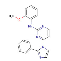496794-82-2 N-(2-methoxyphenyl)-4-(2-phenylimidazol-1-yl)pyrimidin-2-amine chemical structure
