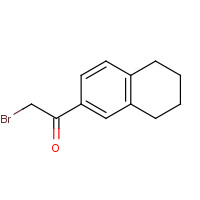 5896-66-2 2-bromo-1-(5,6,7,8-tetrahydronaphthalen-2-yl)ethanone chemical structure