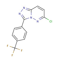 175204-95-2 6-chloro-3-[4-(trifluoromethyl)phenyl]-[1,2,4]triazolo[4,3-b]pyridazine chemical structure