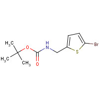 215183-27-0 tert-butyl N-[(5-bromothiophen-2-yl)methyl]carbamate chemical structure