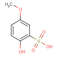79852-04-3 2-hydroxy-5-methoxybenzenesulfonic acid chemical structure