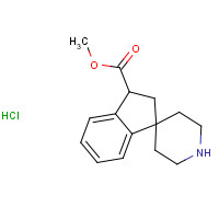 1187173-86-9 methyl spiro[1,2-dihydroindene-3,4'-piperidine]-1-carboxylate;hydrochloride chemical structure