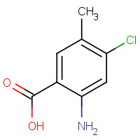 155184-81-9 2-amino-4-chloro-5-methylbenzoic acid chemical structure