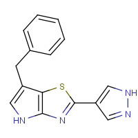 1312363-67-9 6-benzyl-2-(1H-pyrazol-4-yl)-4H-pyrrolo[2,3-d][1,3]thiazole chemical structure