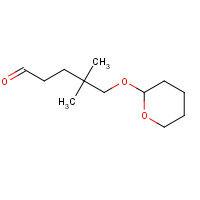 141424-11-5 4,4-dimethyl-5-(oxan-2-yloxy)pentanal chemical structure
