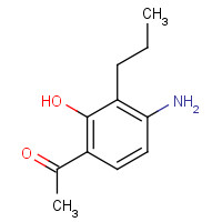 75452-54-9 1-(4-amino-2-hydroxy-3-propylphenyl)ethanone chemical structure