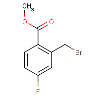 157652-28-3 methyl 2-(bromomethyl)-4-fluorobenzoate chemical structure