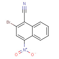 664364-52-7 2-bromo-4-nitronaphthalene-1-carbonitrile chemical structure