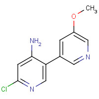 1354288-22-4 2-chloro-5-(5-methoxypyridin-3-yl)pyridin-4-amine chemical structure