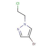 663941-72-8 4-bromo-1-(2-chloroethyl)pyrazole chemical structure