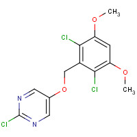 1453211-58-9 2-chloro-5-[(2,6-dichloro-3,5-dimethoxyphenyl)methoxy]pyrimidine chemical structure