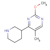 1207174-94-4 2-methoxy-5-methyl-4-piperidin-3-ylpyrimidine chemical structure