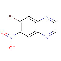 113269-09-3 6-bromo-7-nitroquinoxaline chemical structure