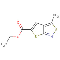 82000-57-5 ethyl 3-methylthieno[2,3-c][1,2]thiazole-5-carboxylate chemical structure