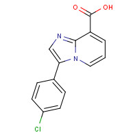 885276-32-4 3-(4-chlorophenyl)imidazo[1,2-a]pyridine-8-carboxylic acid chemical structure