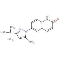 897374-45-7 6-(5-amino-3-tert-butylpyrazol-1-yl)-1H-quinolin-2-one chemical structure