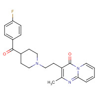 75444-65-4 3-[2-[4-(4-fluorobenzoyl)piperidin-1-yl]ethyl]-2-methylpyrido[1,2-a]pyrimidin-4-one chemical structure