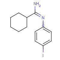 1039767-92-4 N'-(4-iodophenyl)cyclohexanecarboximidamide chemical structure