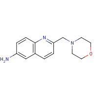 832102-01-9 2-(morpholin-4-ylmethyl)quinolin-6-amine chemical structure