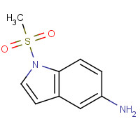 959785-37-6 1-methylsulfonylindol-5-amine chemical structure