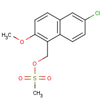 1539309-78-8 (6-chloro-2-methoxynaphthalen-1-yl)methyl methanesulfonate chemical structure