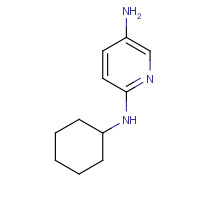 5182-02-5 2-N-cyclohexylpyridine-2,5-diamine chemical structure