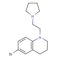 1063406-60-9 6-bromo-1-(2-pyrrolidin-1-ylethyl)-3,4-dihydro-2H-quinoline chemical structure