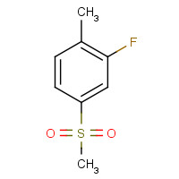 828270-60-6 2-fluoro-1-methyl-4-methylsulfonylbenzene chemical structure