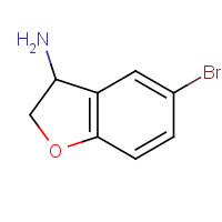 885280-79-5 5-bromo-2,3-dihydro-1-benzofuran-3-amine chemical structure