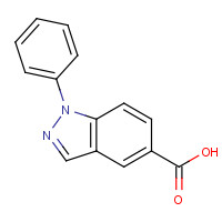 1252780-80-5 1-phenylindazole-5-carboxylic acid chemical structure