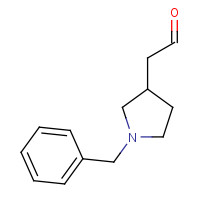 144035-42-7 2-(1-benzylpyrrolidin-3-yl)acetaldehyde chemical structure