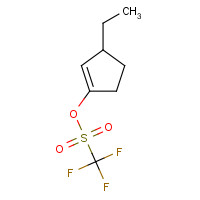 1616436-12-4 (3-ethylcyclopenten-1-yl) trifluoromethanesulfonate chemical structure