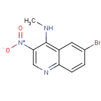 1289187-99-0 6-bromo-N-methyl-3-nitroquinolin-4-amine chemical structure