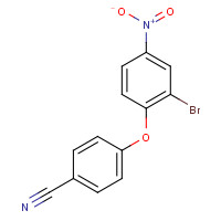 66658-87-5 4-(2-bromo-4-nitrophenoxy)benzonitrile chemical structure