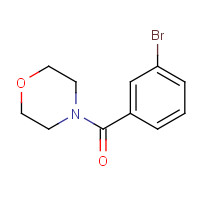 153435-81-5 (3-bromophenyl)-morpholin-4-ylmethanone chemical structure