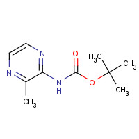 944330-21-6 tert-butyl N-(3-methylpyrazin-2-yl)carbamate chemical structure