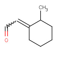 7071-16-1 2-(2-methylcyclohexylidene)acetaldehyde chemical structure