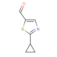 877385-86-9 2-cyclopropyl-1,3-thiazole-5-carbaldehyde chemical structure