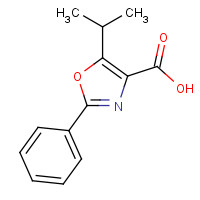 939376-87-1 2-phenyl-5-propan-2-yl-1,3-oxazole-4-carboxylic acid chemical structure