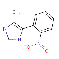 75815-13-3 5-methyl-4-(2-nitrophenyl)-1H-imidazole chemical structure