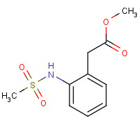 117239-82-4 methyl 2-[2-(methanesulfonamido)phenyl]acetate chemical structure