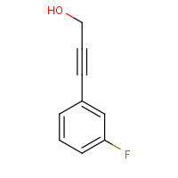 197239-54-6 3-(3-fluorophenyl)prop-2-yn-1-ol chemical structure
