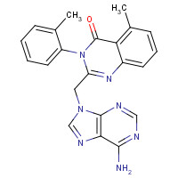 371242-69-2 2-[(6-aminopurin-9-yl)methyl]-5-methyl-3-(2-methylphenyl)quinazolin-4-one chemical structure