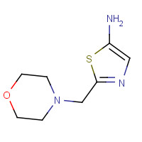 390360-47-1 2-(morpholin-4-ylmethyl)-1,3-thiazol-5-amine chemical structure