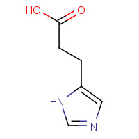 1074-59-5 3-(1H-imidazol-5-yl)propanoic acid chemical structure